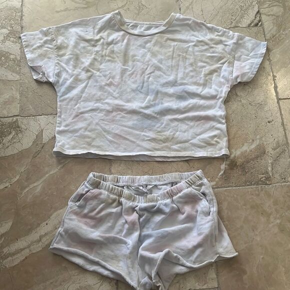 Grayson Threads kids tie dye tee and shorts set, size M, EUC - Picture 1 of 5
